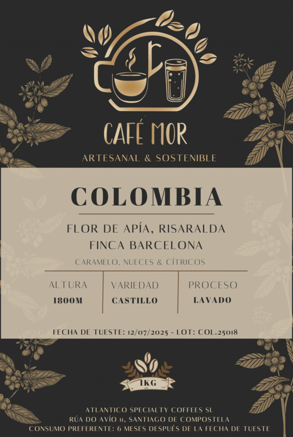 COLOMBIA - CARAMELO, NUECES & CÍTRICOS